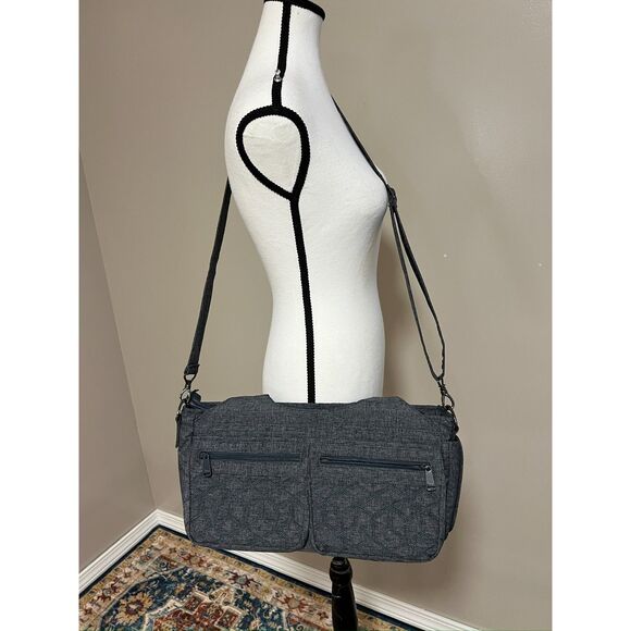 NWOT Lug East West Streetcar tote in dark heather gray - Picture 2 of 16